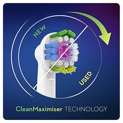 Oral-B 3D vita ersättningshuvuden med Cleanmaximiser-teknologi