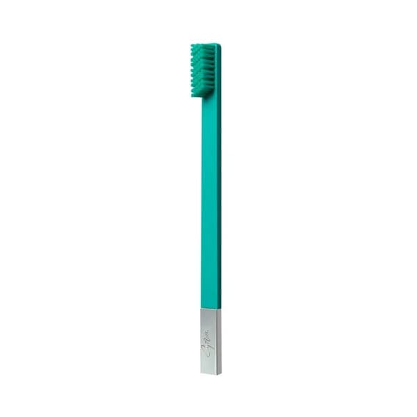 Apriori® Slim Medium Tandborste Turquoise Blue Silver