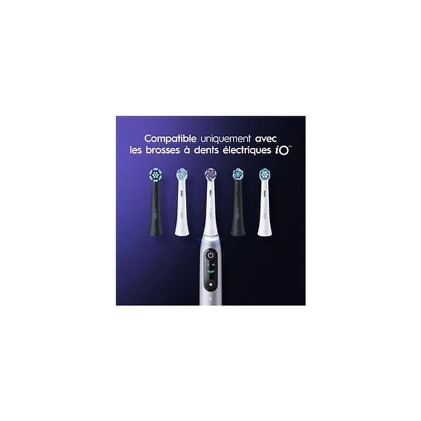 Tandborste - Oral-B - iO Radiant White - 2 stycken - Vit - Byten varje 3 månader