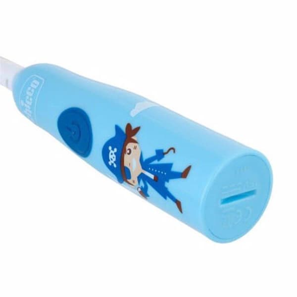 Chicco Blue elektrisk tandborste med utbytbart batteri och utbytbart borsthuvud