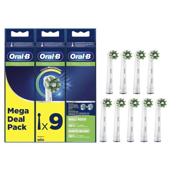 ORAL-B CROSSACTION 80339536 BORSHOVED 9 DELAR VITA