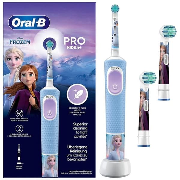 Elektrisk tandborste - Oral-B - Vitality Pro 103 - Frozen - 2 lägen - Uppladdningsbar