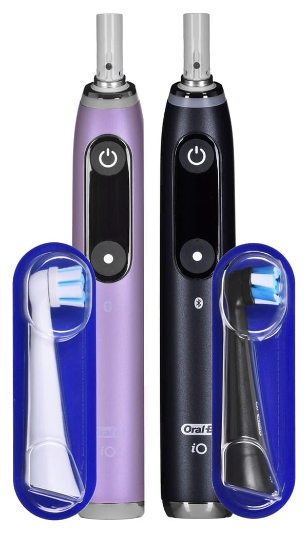 Braun Oral-B szczoteczka elektryczna iO 9N zestaw DUO BLACK ONYX & ROSEKVARTS