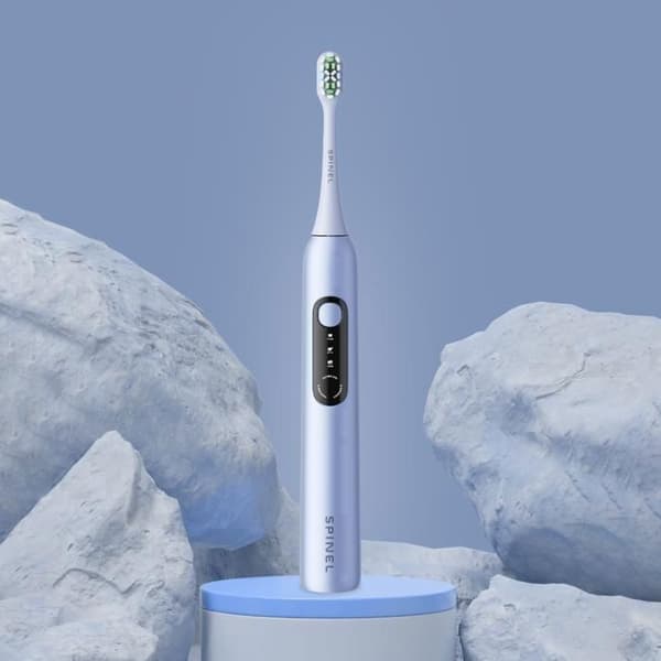Elektrisk tandborste - SPINEL CARE - SmileOn - 3 lägen - USB-C - Blå