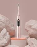 Miniatyrbild 2 av 4: SPINEL CARE SmileOn Rosa sonisk tandborste 3 USB-C-lägen + fodral och tillbehör