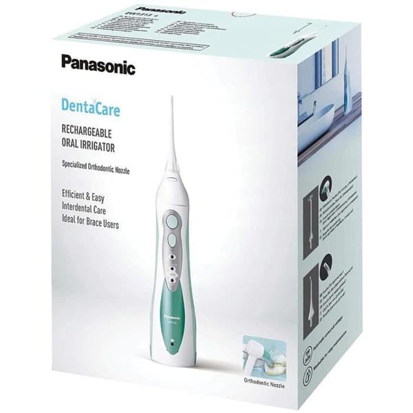 Dental Jet - Panasonic - EW1313G303 - 2 Powers - 2 Kanyler - Sladdlös - 130 ml