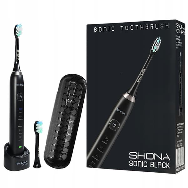 SHONA SONIC TANDBØRSTE SONIC SORT