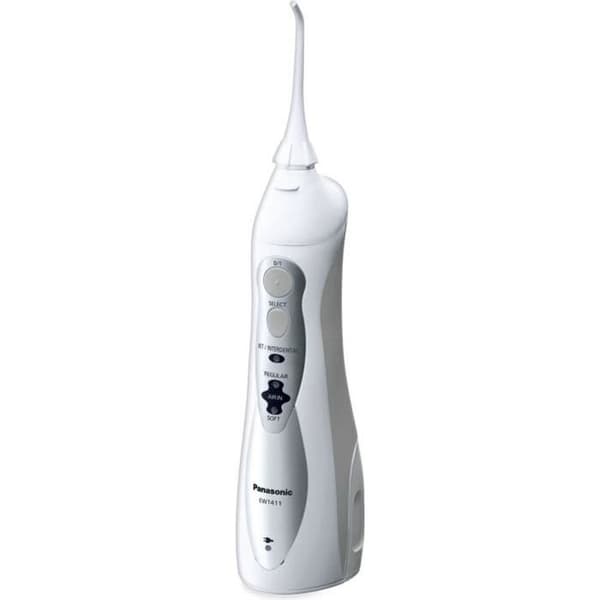 Panasonic - Personvård EW1411H845 | Vattentandborste AIR + VATTEN 4 effekter 1 munstycke Trådlös Behållare 130 ml 15 min autonomi Vit