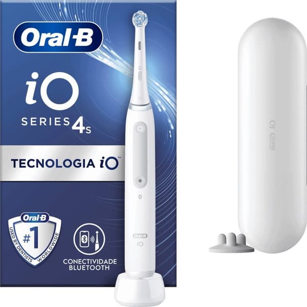 Oral-B iO 4S Vibrerande tandborste för vuxna Vit