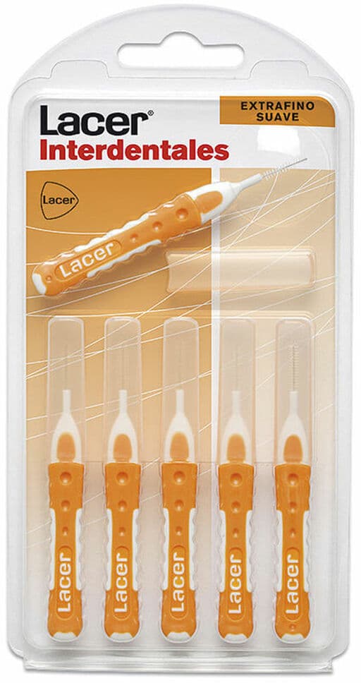 Interdental Toothbrush Lacer Soft Upright Extra-fine 6 Units