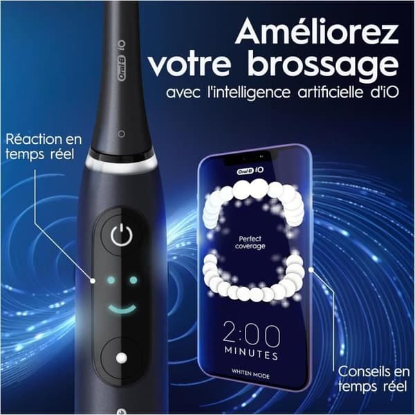 Oral-B iO 8 Duo Elektrisk Tandborste för Vuxna