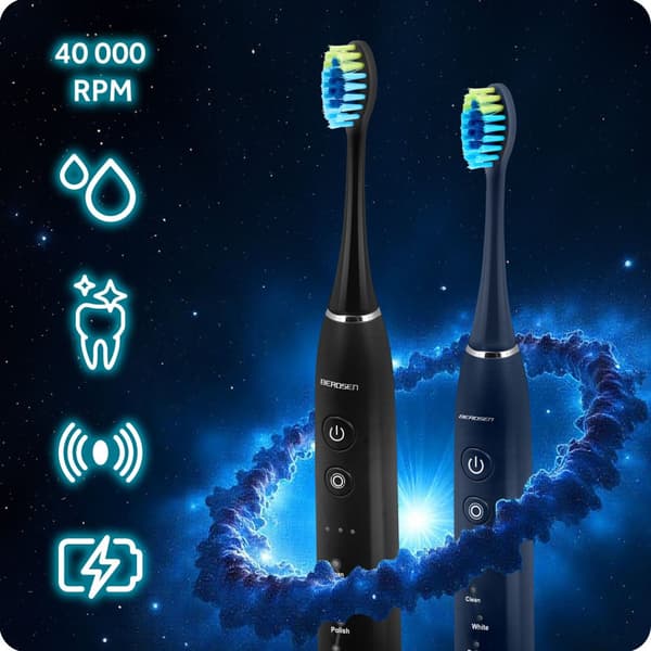 Berdsen Galaxy Duo Sonic tandborste set om 2