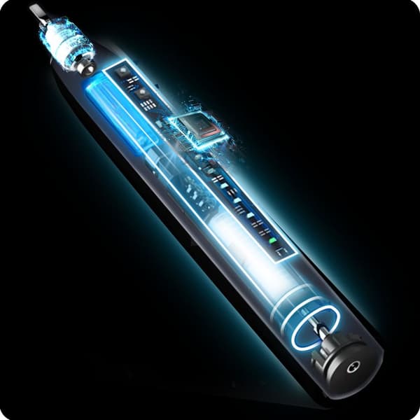 Berdsen Galaxy Sonic tandborste Marinblå