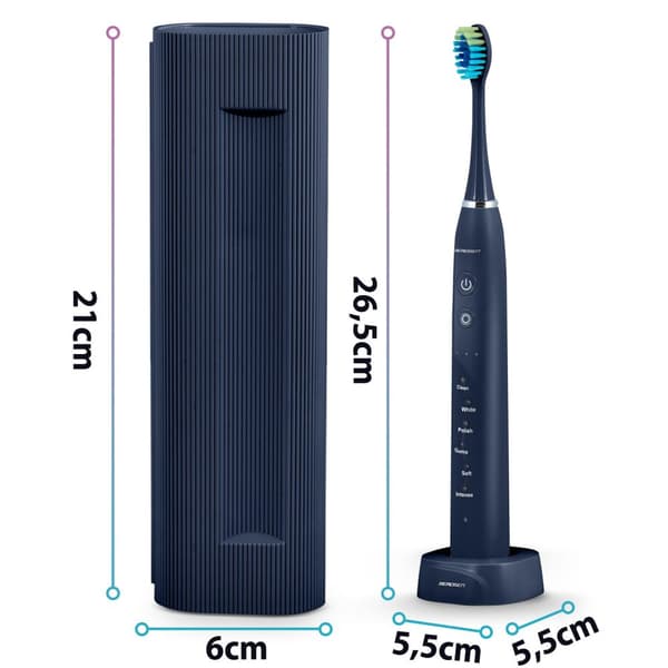 Berdsen Galaxy Sonic tandborste Marinblå