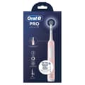 Miniatyrbild 1 av 3: Elektrisk tandborste - Oral-B - Series Pro 1 - Rosa - 3 lägen - Trycksensor