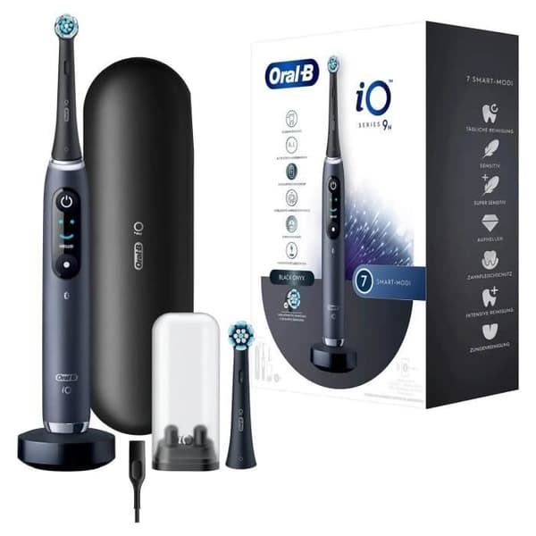 ORAL-B IO SERIES 9N VIBRERANDE TANDBORSTE Vuxen SVART (408666)
