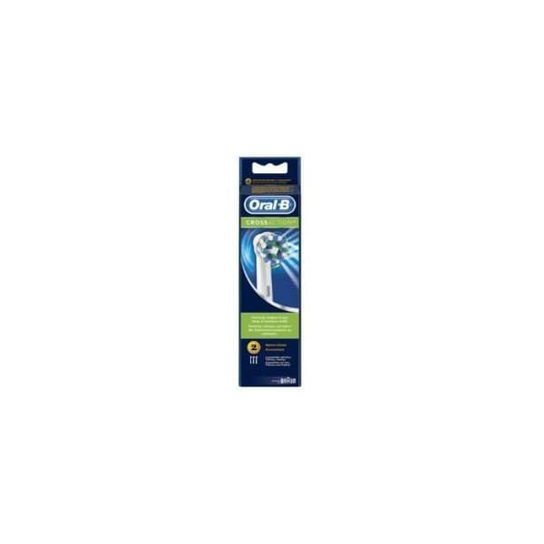 ORAL-B Cross Action eltandborste - Refill ingår - Daglig rengöring - Vit