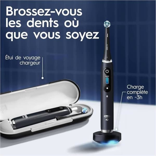 Elektrisk Tandborste - ORAL-B - iO 9 - Svart - 7 Läge - Specialutgåva