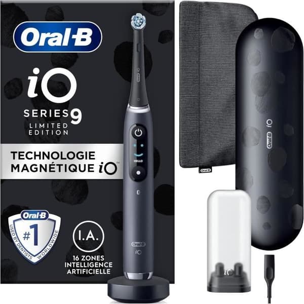Elektrisk Tandborste - ORAL-B - iO 9 - Svart - 7 Läge - Specialutgåva