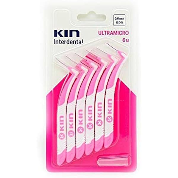 Kin Ultramicro Interdental Tandborste 6 Enheter 0,6 mm