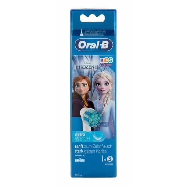 Tandborsthuvuden - Oral-B - Frost II - 3 stycken - Mjukhet - Kompatibel med eltandborstar