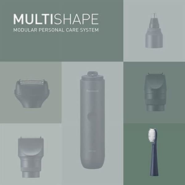 Panasonic MULTISHAPE ER-6CT02A303 | Ersättningstandborsthuvuden, 4 x extrafina, kompatibel med MULTISHAPE-systemet