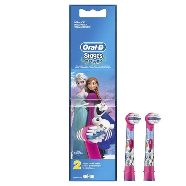 Oral-B Kids Frozen Characters Ersättningsborsthuvud 2 enheter