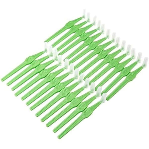 Interdentalborste - TePe - Grön vinkel - 25 Pack - Vinklat huvud - För vuxna