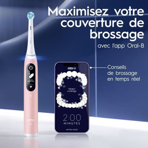 Tandborstar - ORAL-B - iO6n Serien - Pink Sand - Elektrisk