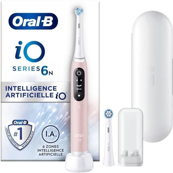 Tandborstar - ORAL-B - iO6n Serien - Pink Sand - Elektrisk