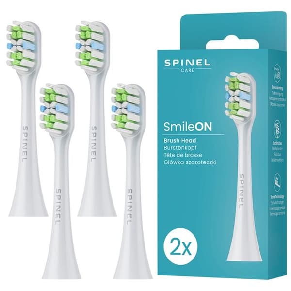 Spinel Care SmileON Vita tandborsthuvuden 2 st x2
