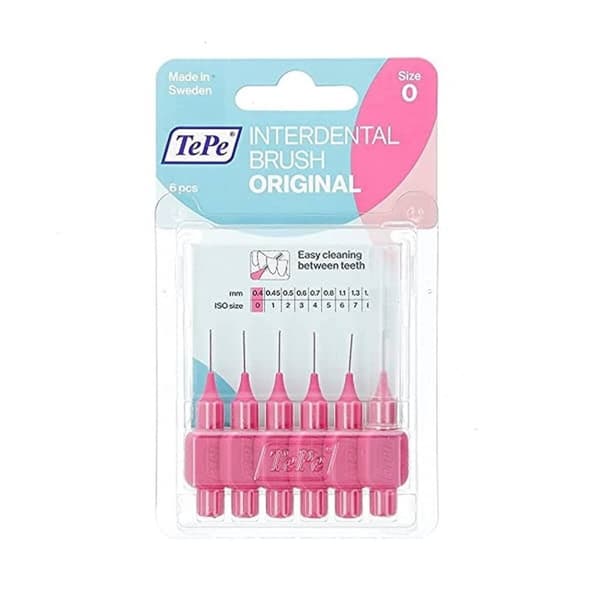 Interdentala borstar Tepe Rosa 6 antal