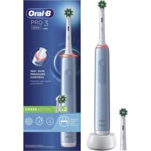 ORAL B PRO 3 3000 BLÅ TANDBORSTE