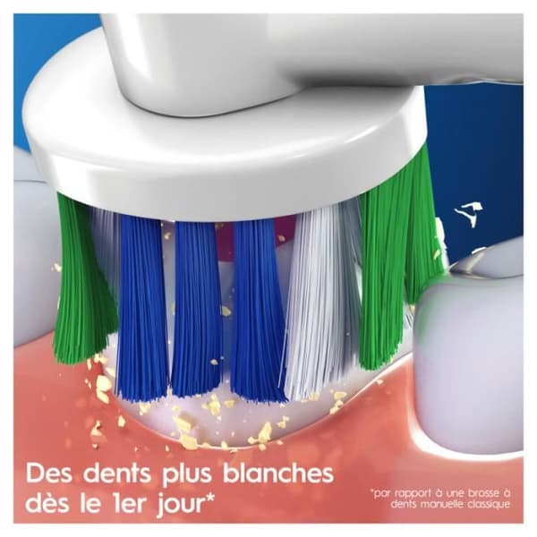 ORAL-B 3D Vitt borsthuvud - CleanMaximiser - Vit - Vuxen - Blandat