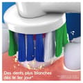 Miniatyrbild 3 av 4: ORAL-B 3D Vitt borsthuvud - CleanMaximiser - Vit - Vuxen - Blandat