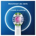 Miniatyrbild 2 av 4: ORAL-B 3D Vitt borsthuvud - CleanMaximiser - Vit - Vuxen - Blandat