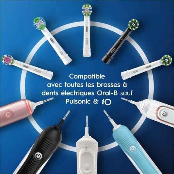 Oral-B FlossAction ersättningsborsthuvud med CleanMaximiser Technology 3 enheter