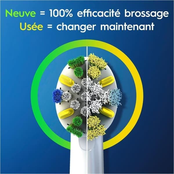 Oral-B FlossAction ersättningsborsthuvud med CleanMaximiser Technology 3 enheter