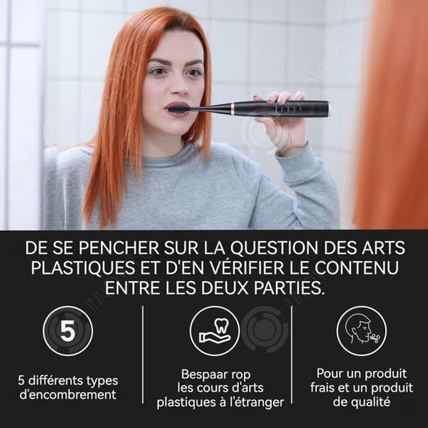 INN Dental scaler 7 huvuden 5 lägen USB-laddningsbox dentalprodukter sonisk elektrisk tandborste vuxna borstar