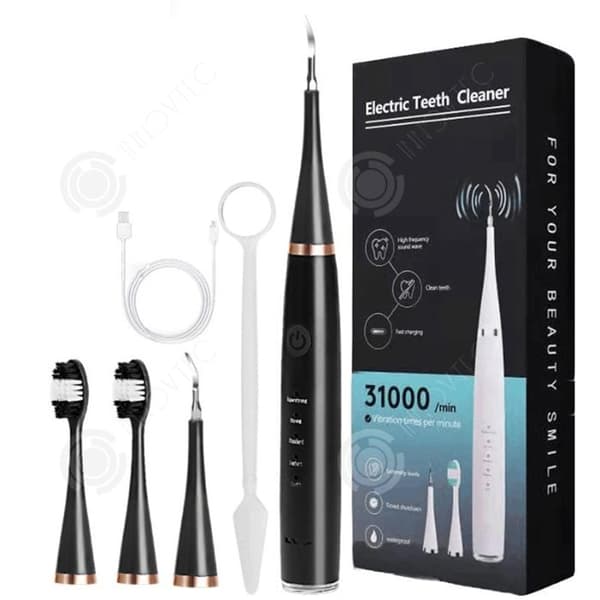 INN Dental scaler 7 huvuden 5 lägen USB-laddningsbox dentalprodukter sonisk elektrisk tandborste vuxna borstar