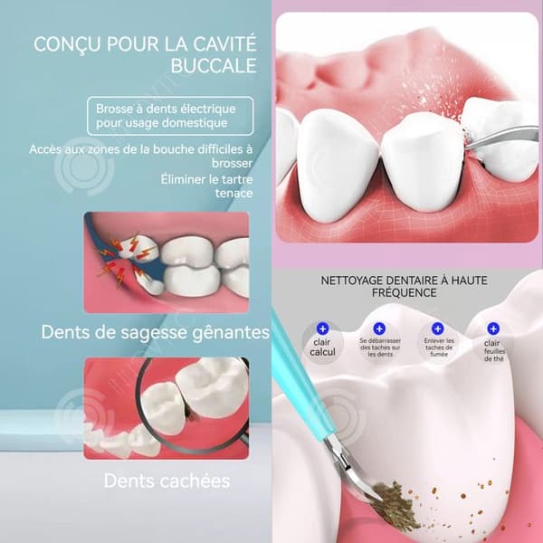 INN Dental bärbar vattentråd 1200mah IPX7 USB Laddning 5 justerbara nivåer induktionsladdning dental vattentråd