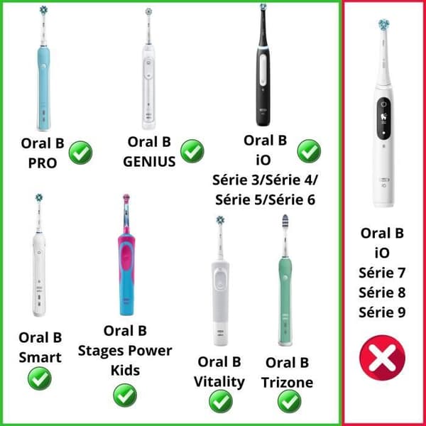 Laddare för elektrisk tandborste kompatibel med Oral B Braun modell 3757 för Pro-Genius-Vitality-Smart-Power Kids-iO 6-serien