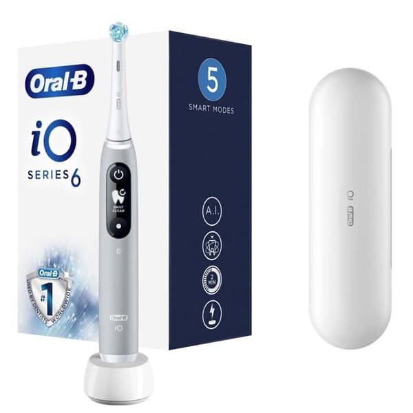 Tandborste - tungskrapa Braun iO6 Grå Opal