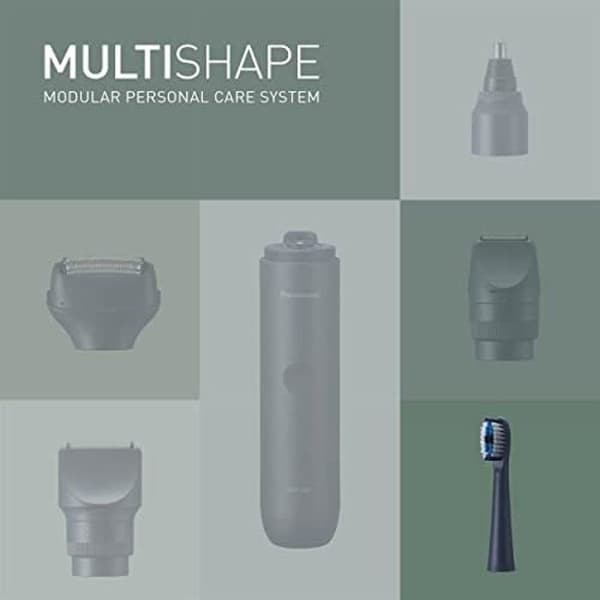 PANASONIC ER-6CT01A | Set med eltandborsthuvuden, kompatibel med MULTISHAPE