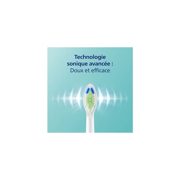 Elektrisk tandborste - Philips - Sonicare 4100 - 2 lägen - Trycksensor - Mörkblå
