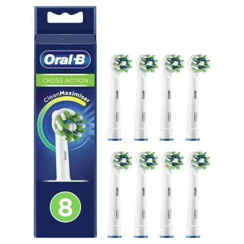 ORAL B ERSÄTTNINGSBORSTHUVUD MED CLEAN MAXI MISA CROSSACTION TECHNO