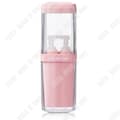Miniatyrbild 1 av 4: TD® Badrumsflaska Glastandborsthållare Wash Cup Kostym Resetillbehör Crystal Diamond LED Rosa