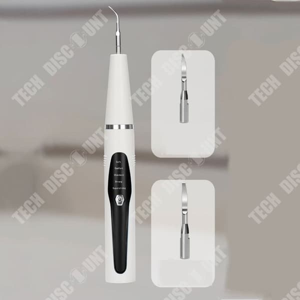 TD® Ultrasonic Tooth Cleaner Anti-Tand- och Anti-Stain KitSmart Anti-Tartar och Anti-Fläck Tandrengöringssats