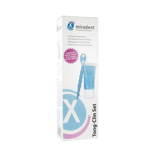 Miradent Clin Set Rape Gratte Tunna och Gel Rengörande 50ml