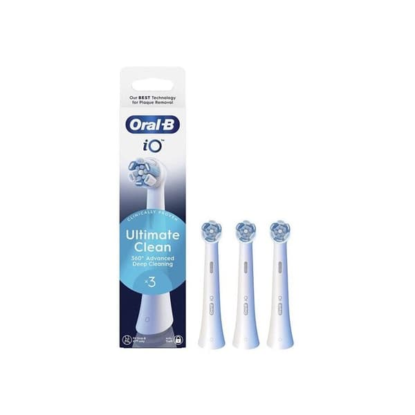 Broschyrer för laddning - Oral-B - Ultimate Clean - 3 enheter - Rund borsthuvud - Tvistade strån